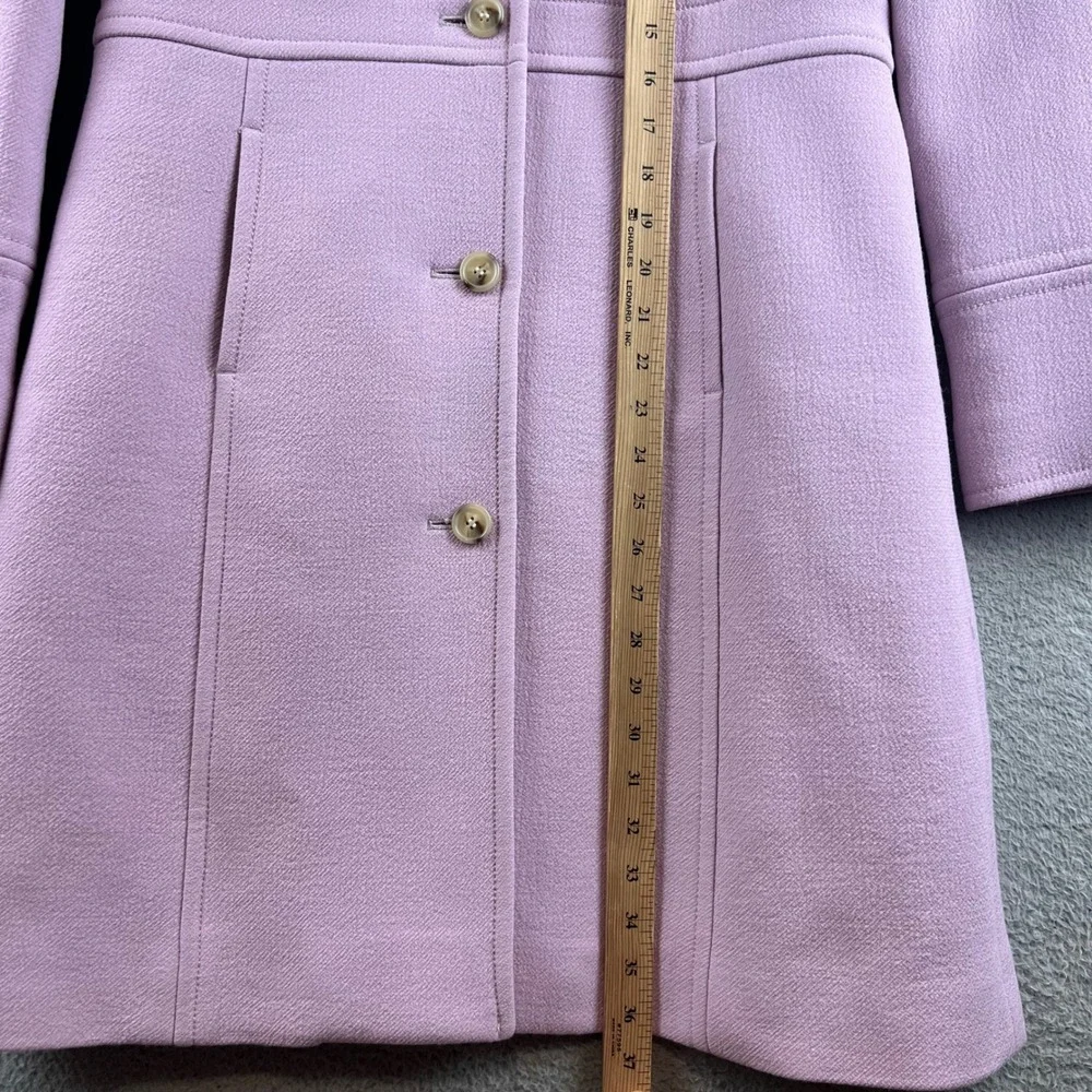 J.Crew Lady Coat Double-Cloth Wool Thinsulate Pink Orchid 12P Petite